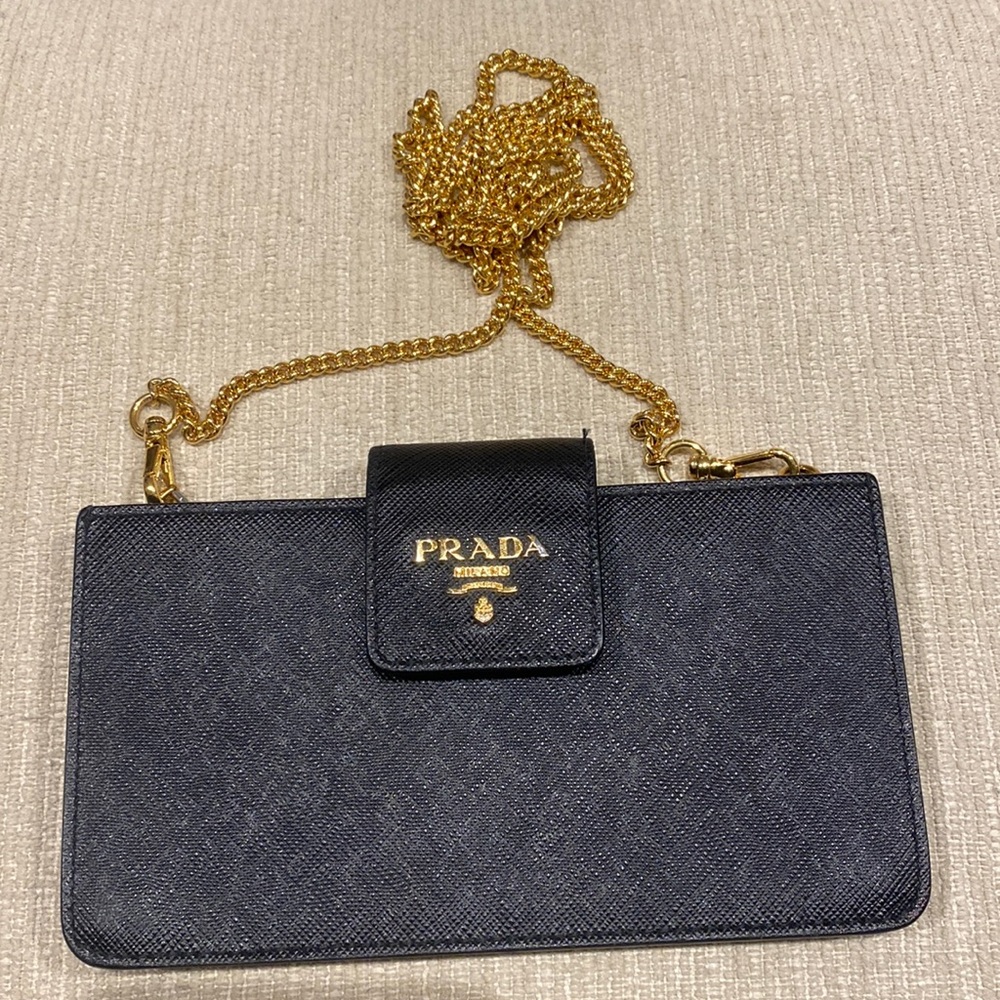 Prada small crossbody wallet/phone case